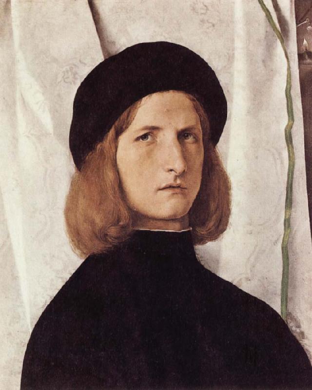 Lorenzo Lotto Portrait of a Young Man